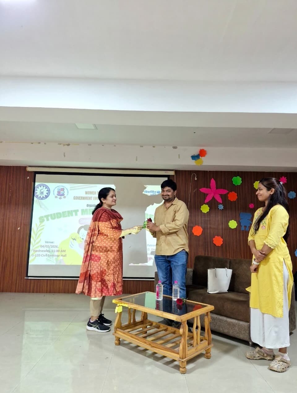 Dr. Harita Patel Welcomed at College Seminar